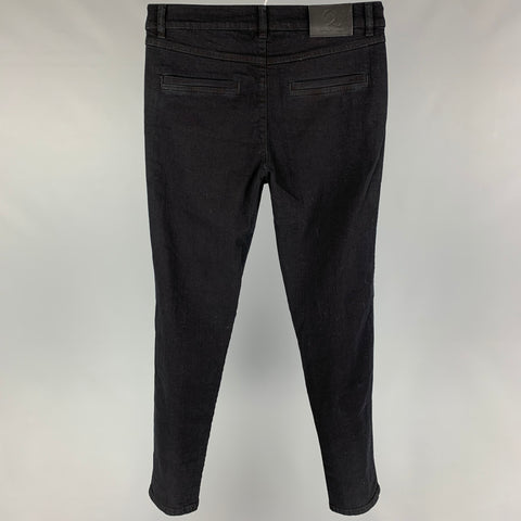 MCQ by ALEXANDER MCQUEEN Size 30 Black Mix Fabric Slim Jeans