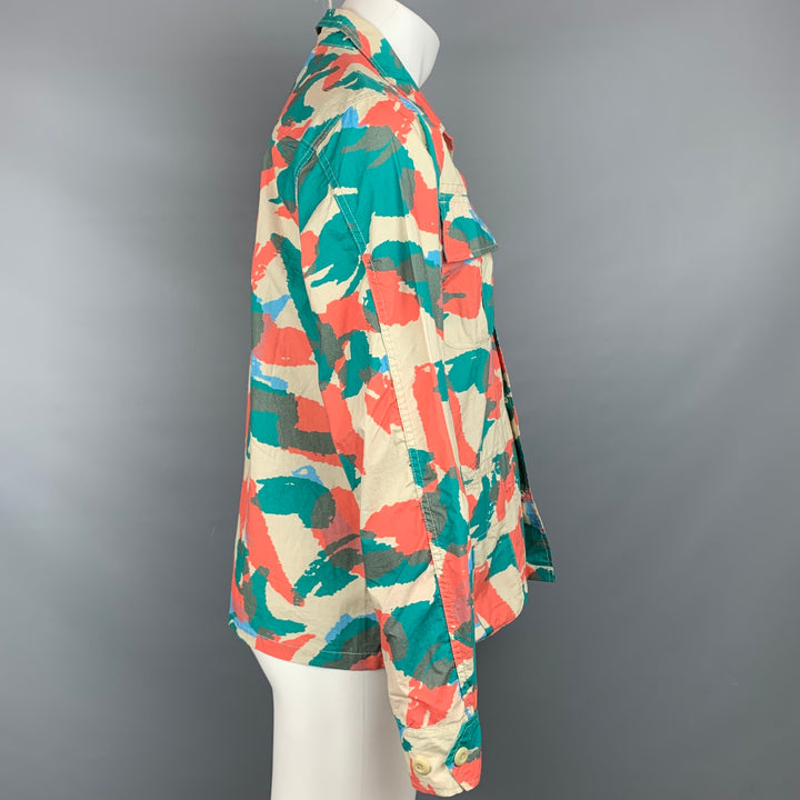 DEUS EX MACHINA Taille M Veste en coton camouflage multicolore