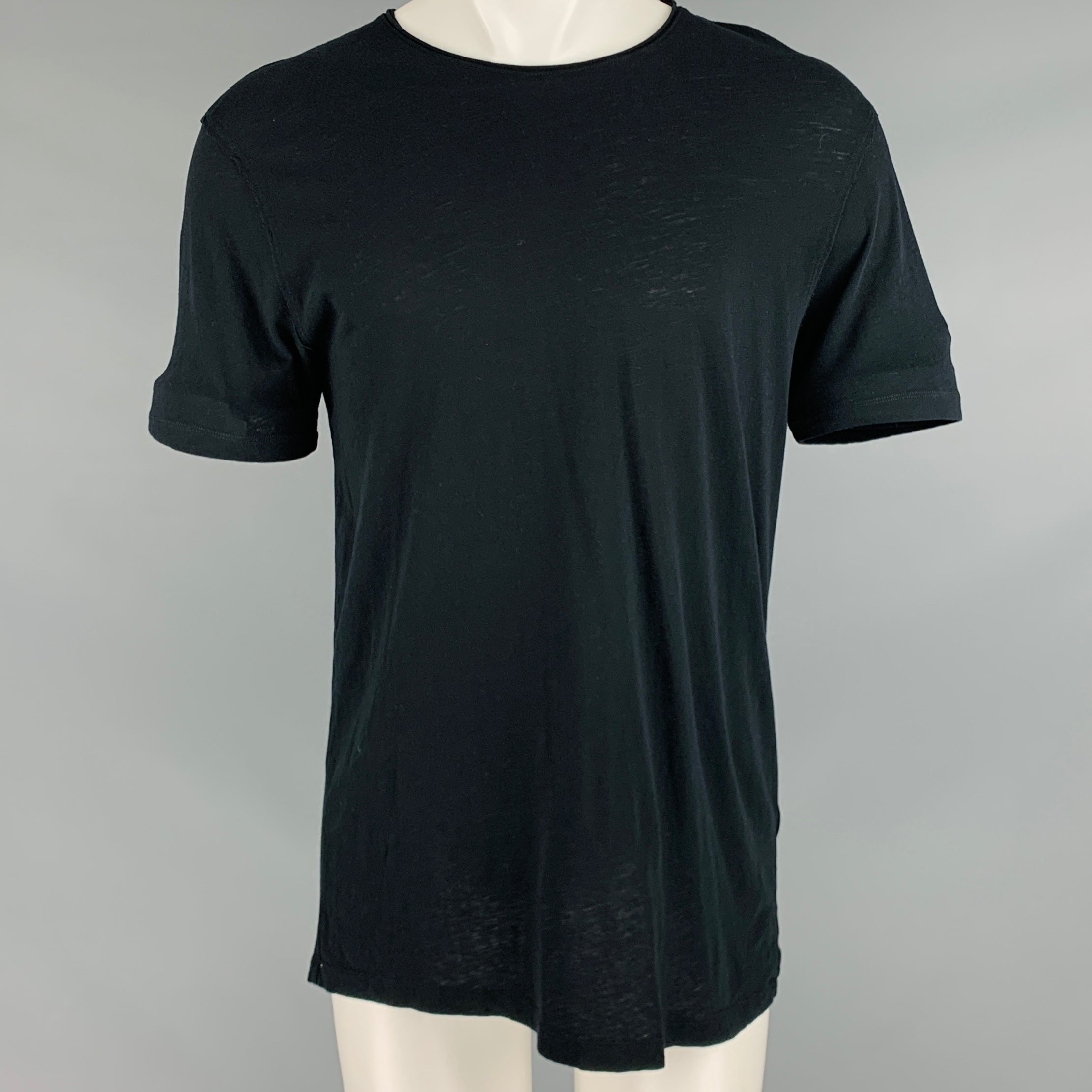 ALLSAINTS Size XL Black Jersey Crew-Neck T-shirt – Sui Generis