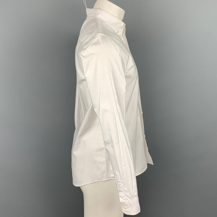 Camisa blanca de manga larga con botones de algodón talla M de APC