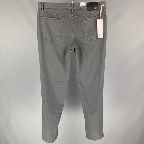 GARDEUR Nevio 2 Size 36 Dark Gray Cotton Jean Cut Casual Pants