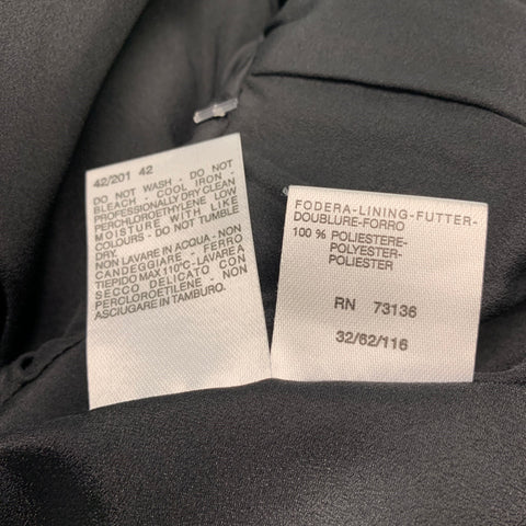 MAX MARA Size 8 Black Triacetate Blend Single Breasted Jacket