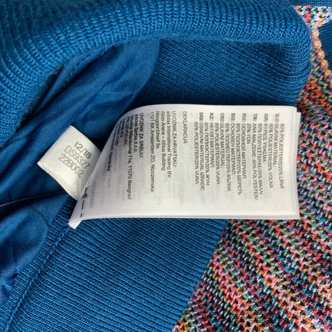 ADIDAS Size S Multi-Color Knitted Stripe Polyester / Wool Shorts