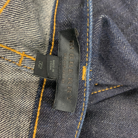 BURBERRY PRORSUM Size 32 Indigo Blue Denim Slim Jeans