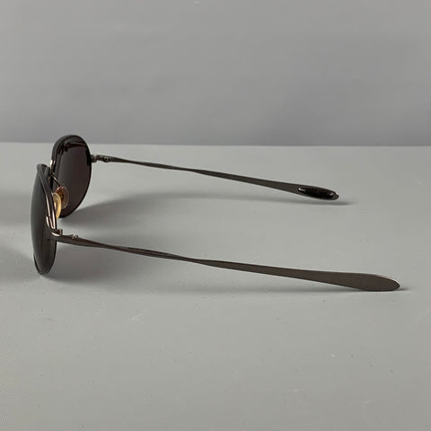OLIVER PEOPLES Gray Metal 130 Whistle Sunglasses