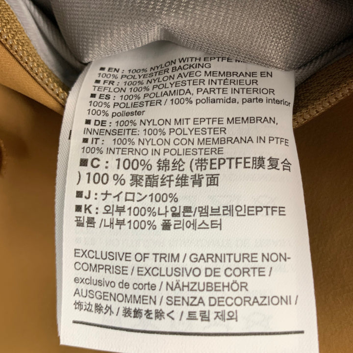 ARCTERYX Size XS Khaki Nylon Hooded Jacket