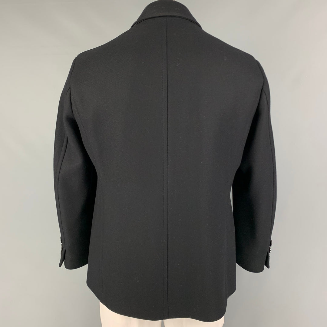BOSS by HUGO BOSS Size M Navy Virgin Wool Cashmere Peacoat