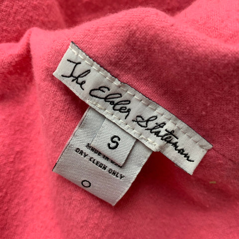 THE ELDER STATESMAN Size S Beige & Pink Cotton Cactus Embroidered Jacket