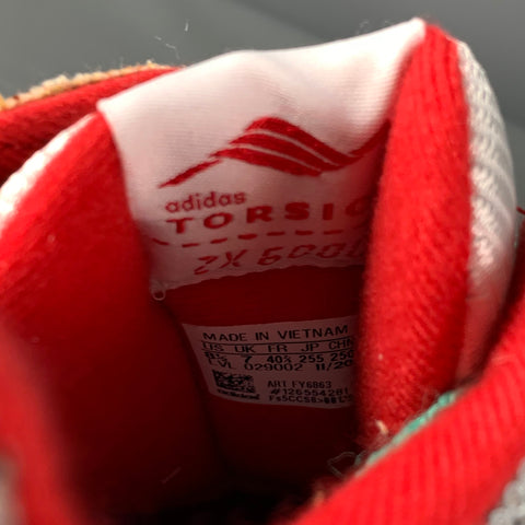 ADIDAS Taille 8,5 Baskets basses à paillettes multicolores dorées Zx 6000 métalliques