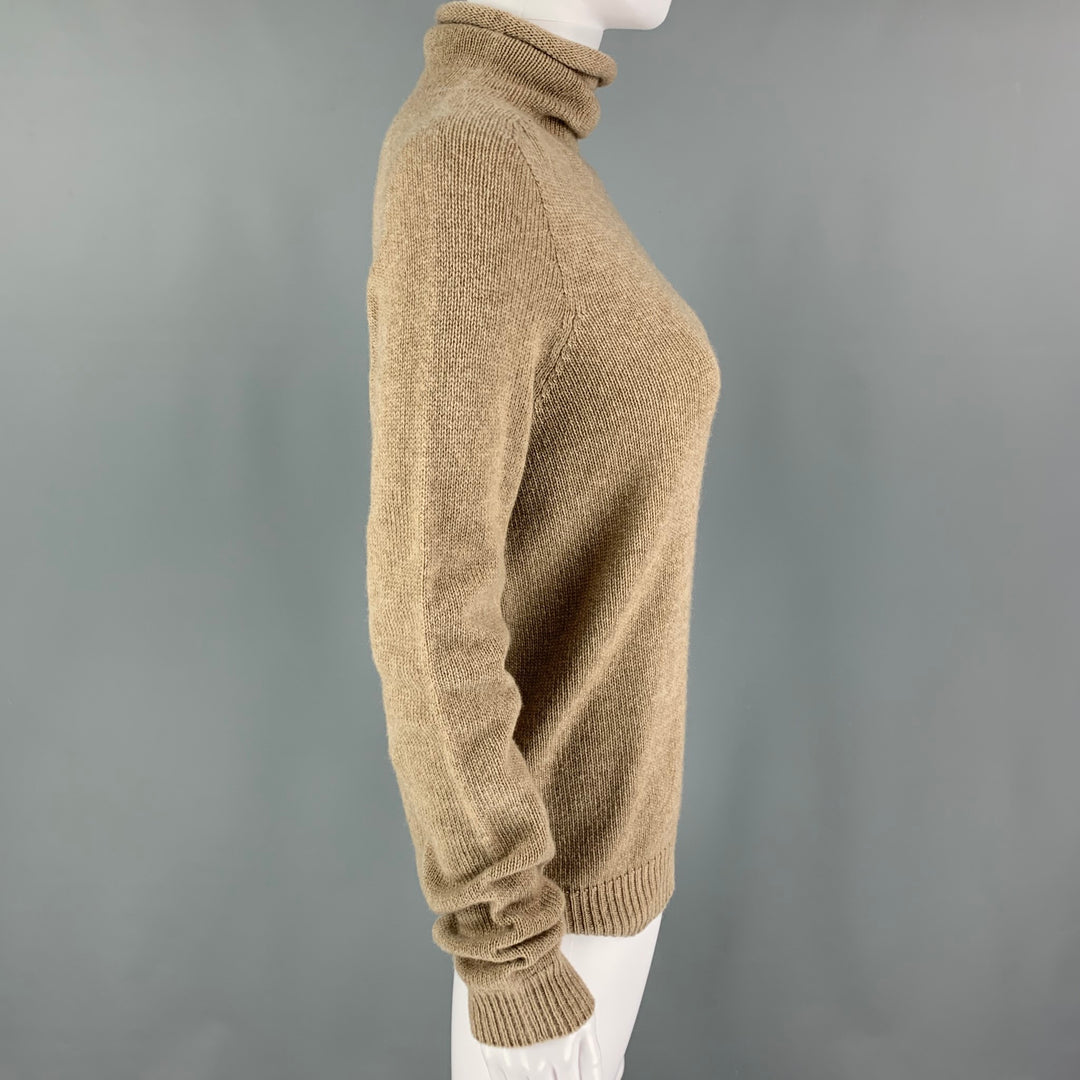 COLLECTION by RALPH LAUREN Size M Beige Taupe Cashmere Turtleneck Sweater