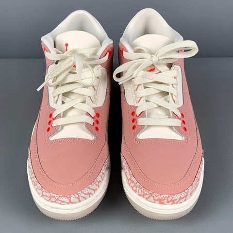 JORDAN Air Jordan 3 Retro 2021Taille 7.5 Baskets montantes en nylon rose rouille