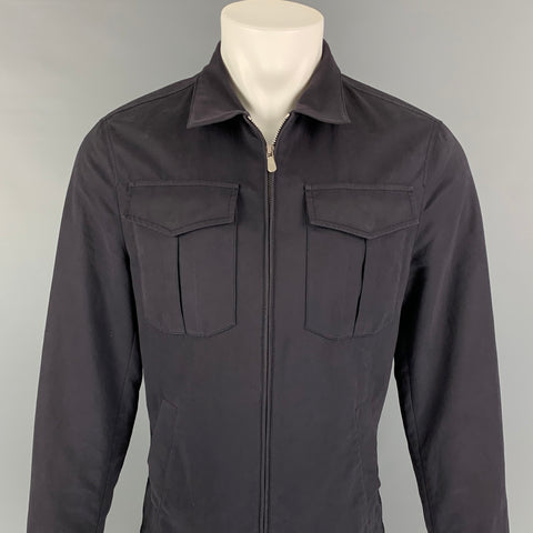 BRUNELLO CUCINELLI Taille 38 Veste Polyester / Nylon Marine