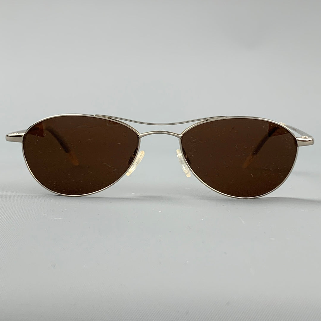 OLIVER PEOPLES Areo Silver Metal Sunglasses