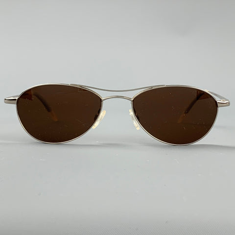 OLIVER PEOPLES Areo Silver Metal Sunglasses