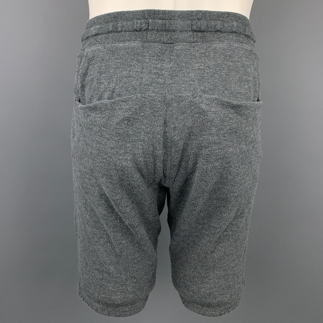 WINGS + HORNS Size S Grey Cotton Sweatpants Shorts