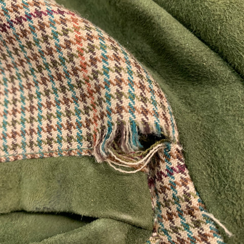 POLO by RALPH LAUREN Size XL Green Suede Bomber Jacket