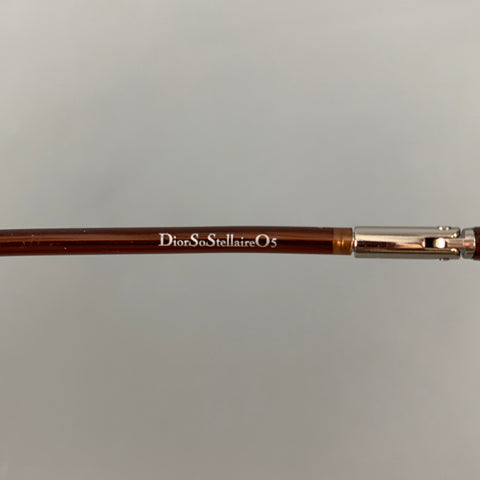 CHRISTIAN DIOR Brown Acetate Frames