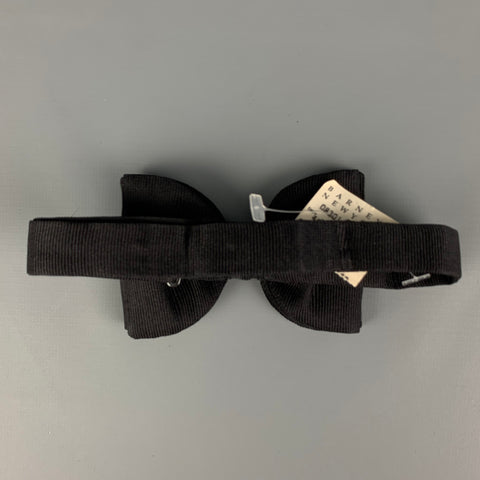 BARNEY'S NEW YORK Black Silk Bow Tie