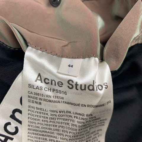 ACNE STUDIOS Taille 34 Veste bomber irisée en nylon vert olive