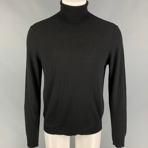 J.CREW Size S Black Wool Blend Turtleneck Pullover