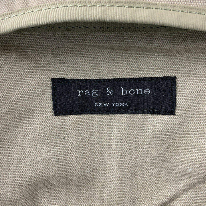 Mochila de piel granulada negra de RAG &amp; BONE