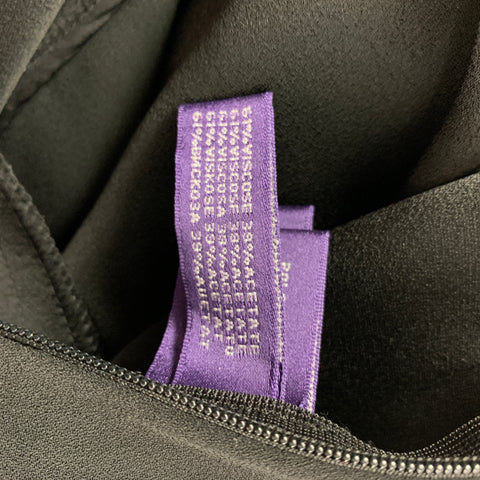 Collection RALPH LAUREN Combinaison en acétate de viscose noire taille 8