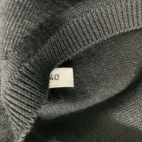 Nº21 Talla M Jersey Sin Mangas De Punto De Algodón Y Seda Negro