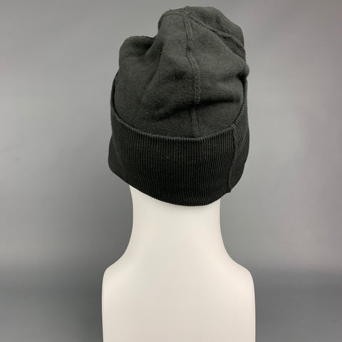 KAPITAL Gray & Yellow Embroidered Anchor Cotton Beanie