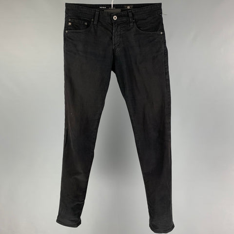 ADRIANO GOLDSCHMIED Talla 30 Vaqueros pitillo de algodón negro