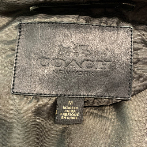 COACH Size M Green Olive Windbreaker Jacket