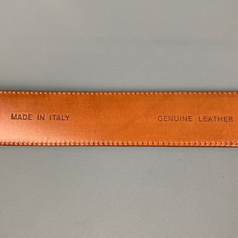 STEFANOBI Size 38 Burgundy Leather Belt