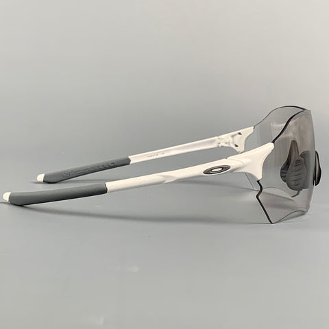 OAKLEY Radar EV Patch Clear White Acetate Wrap Shield Sunglasses