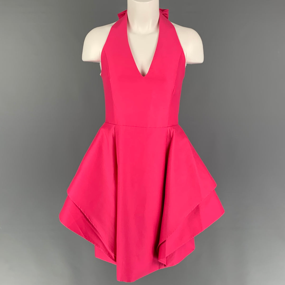 HALSTON HERITAGE Size 10 Pink Cotton Silk Sleeveless Dress – Sui Generis  Designer Consignment