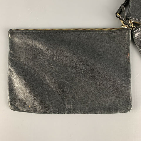 HOBO Black Leather Wristlet Handbag & Leather Goods