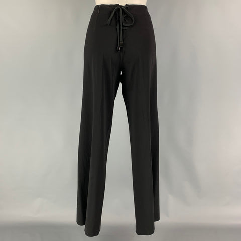 JEAN PAUL GAULTIER Size 6 Black Sailor Wide Leg Dress Pants