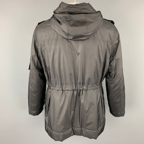 POLO by RALPH LAUREN Size L Black Nylon Hooded Jacket