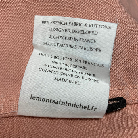 LE MONT ST.MICHEL Size 48 Orange Sorbet Cotton Jacket