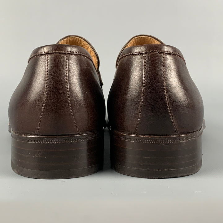 GRAVATI for WILKES BASHFORD Size 8 Brown Leather Slip On Loafers