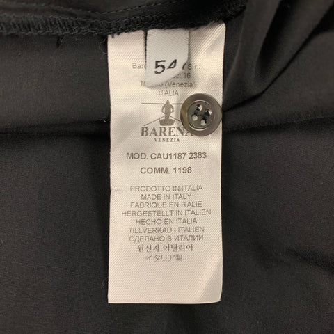 BARENA Taille XL Chemise à manches longues en coton noir