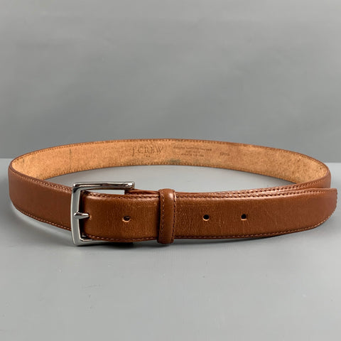 J.CREW Size 32 Brown Leather Belt
