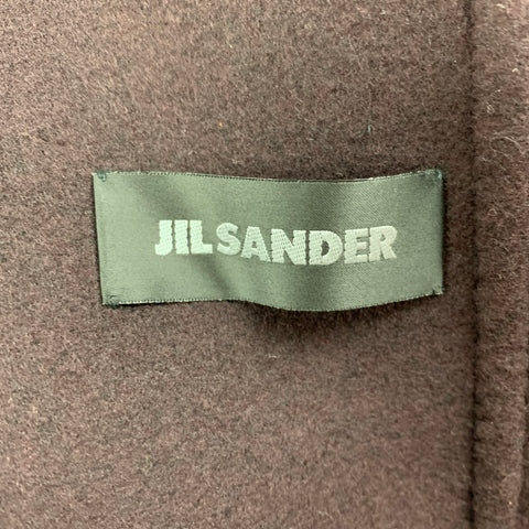 JIL SANDER Size 46 Brown Wool Polyamide Worker Jacket