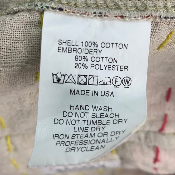 ENGINEERED GARMENTS Size L Multi-Color Mixed Patterns Cotton Jacket