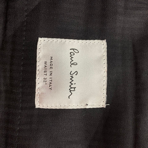 PAUL SMITH Size 32 Orange Wool / Cotton Zip Fly Dress Pants