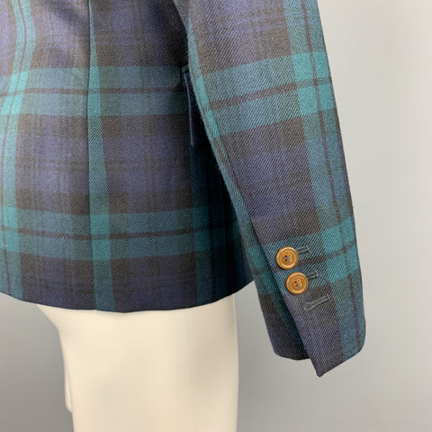 VIVIENNE WESTWOOD Size 40 Plaid Blackwatch Wool Vest Layer Sport Coat
