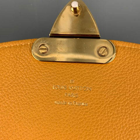 LOUIS VUITTON Brown Beige Monogram Leather Cross Body Handbag