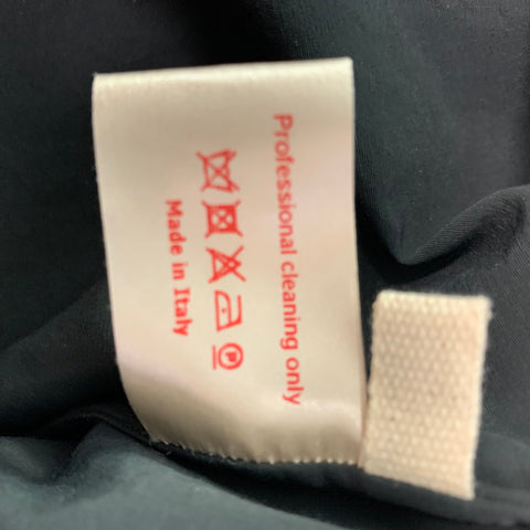 MARNI Size 2 Slate Cotton & Nylon Abstract Pencil Skirt