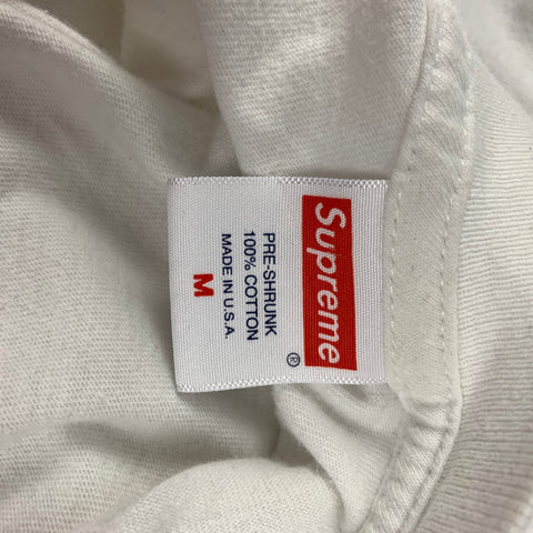SUPREME Size M White Multi-Color Graphic Cotton Short Sleeve T-shirt