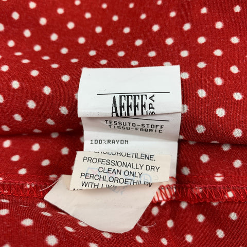 JEAN PAUL GAULTIER Spring 1996 Size L Red Beige Trompe l’œil Torso Print Shirt