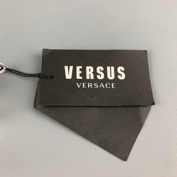VERSUS by GIANNI VERSACE 2016 Black Studded Leather Belt