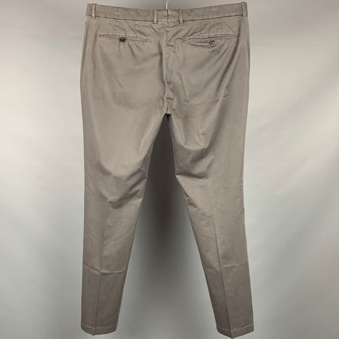TOM FORD Size 38 Dark Gray Cotton Zip Fly Casual Pants
